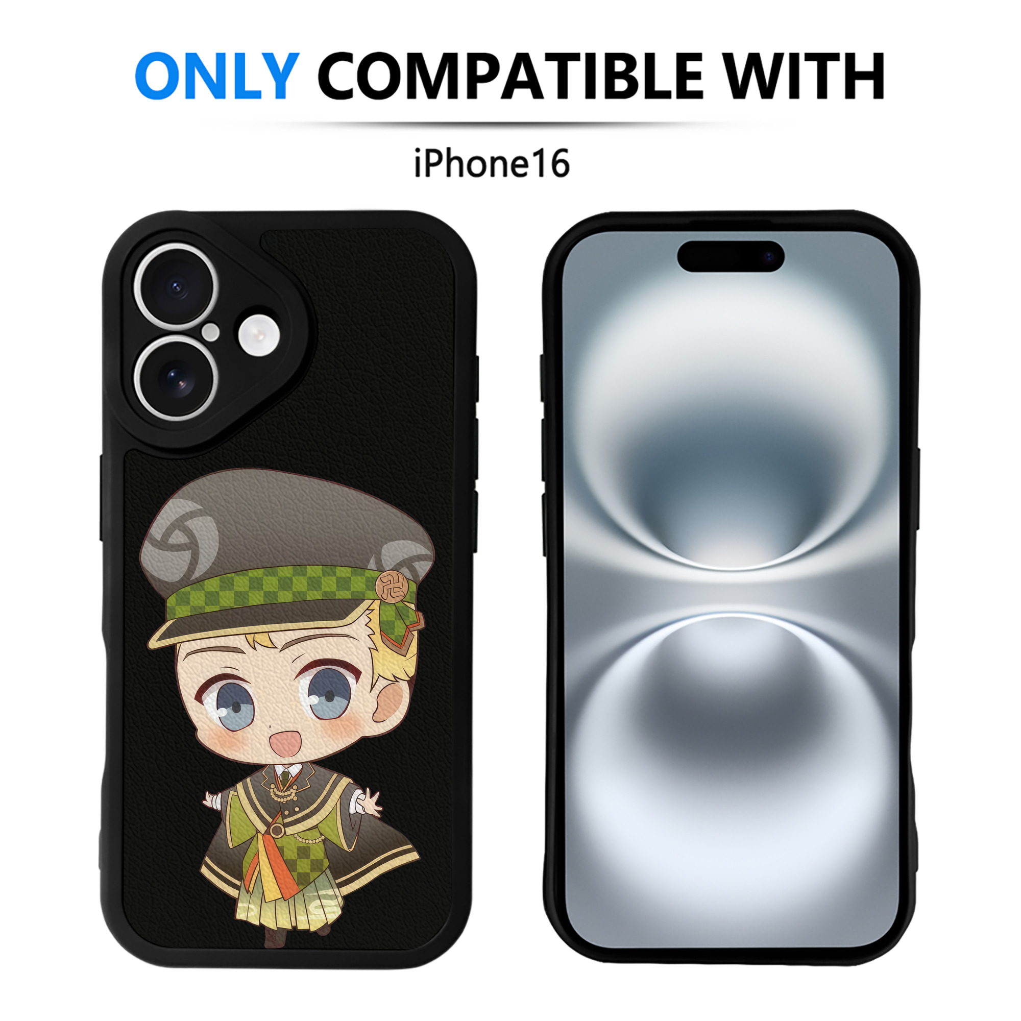 （画像用） 東京リベンジャーズ Tokyo Revengers 【iPhone 16シリーズ対応】シリコンスマホケース（レザー調） 材質：シリコン